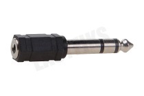 Easyfiks  Jack Verloopstekker 3.5mm Male-2x Tulp RCA Male geschikt voor o.a. Verloopstekker