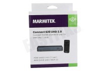 Marmitek 25008336  Connect 620 UHD 2.0 HDMI Switch geschikt voor o.a. UHD 2.0