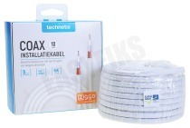 Technetix 11200600  COAXIH-10M-S Coax Installatiekabel 10 meter geschikt voor o.a. 4K Ultra HD