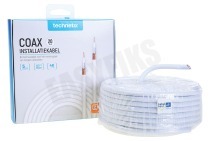 Technetix  11200610 Coax Installatiekabel 20 meter geschikt voor o.a. 4K Ultra HD