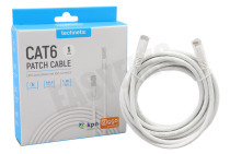 Technetix 11201701 CAT6-5M-SHOP CAT6 UTP  Aansluitkabel RJ45 5 Meter geschikt voor o.a. Snelheden van 10Gbps