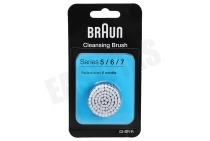 Braun 4210201265221  03-BR-R Cleansing Brush geschikt voor o.a. Series 5, 6, 7