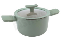 BergHOFF  3950452 LEO RECYCLED Kookpan Antikleef Balance Sage 24cm geschikt voor o.a. 24cm - 11,5cm hoog