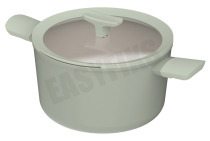 BergHOFF  3950453 LEO RECYCLED Kookpan Antikleef Balance Sage 24cm geschikt voor o.a. 24cm - 14,0cm hoog