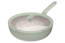 BergHOFF  3950455 LEO RECYCLED Wokpan Antikleef Balance Sage 28cm geschikt voor o.a. 28cm