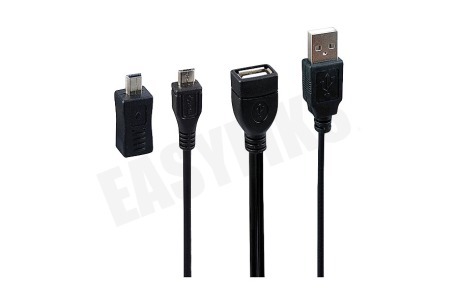 Azpen  OTG kabel Micro-USB & Mini-USB