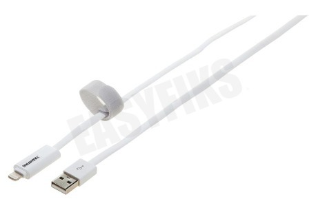 Spez  USB Kabel Micro USB en Apple Lightning Connector, 100cm, Wit