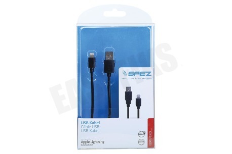 Spez  USB Kabel Apple Lightning 100cm Zwart