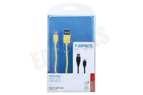 Spez  USB Kabel Apple Lightning 100cm Geel