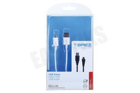 Spez  USB Kabel Micro USB 100cm Wit