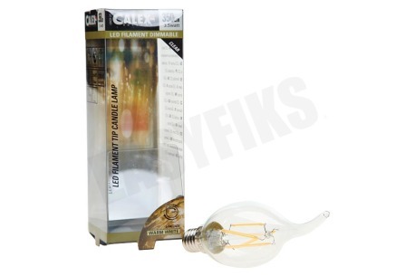 Calex  474493 Calex LED volglas Filament Tip-Kaarslamp Helder 3,5W