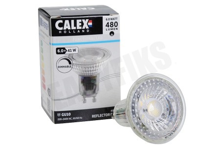 Calex  1301000700 Calex COB LED lamp GU10 240V 6W 4000K Dimbaar