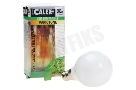Calex  422200 Calex Satin Crystal LED Kogellamp 5,5W 380lm E14 P45
