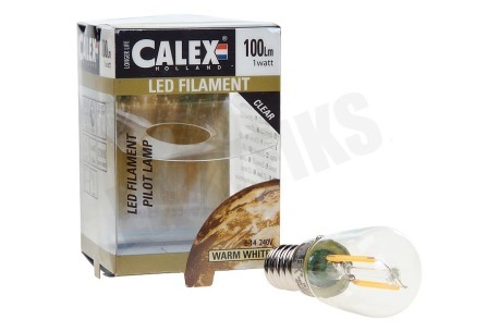 Calex  424998 Calex LED Volglas Filament Schakelbordlamp 1W 100lm E14