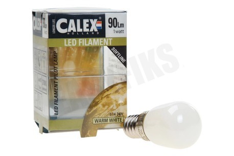 Calex  424996 Calex LED Volglas Filament Schakelbordlamp 1W 90lm E14
