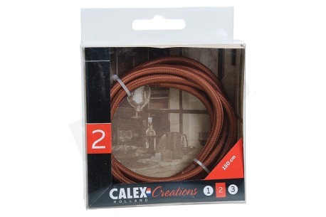 Calex  940214 Calex Textiel Omwikkelde Kabel Bruin 1,5m