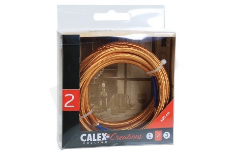 Calex  940216 Calex Textiel Omwikkelde Kabel Goud 1,5m