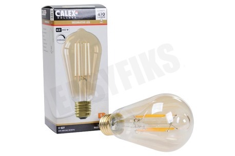 Calex  1101002100 LED Straight Filament Rustieklamp E27 4,5W