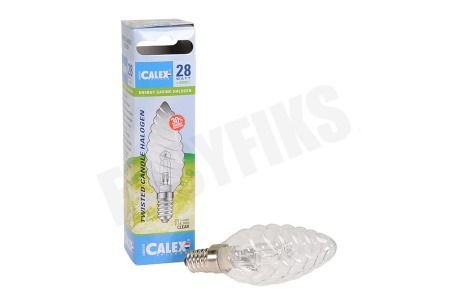 Calex  508058 Calex Spaar Halogeen Gedr. Kaarslamp 230V 28W(37W) E14