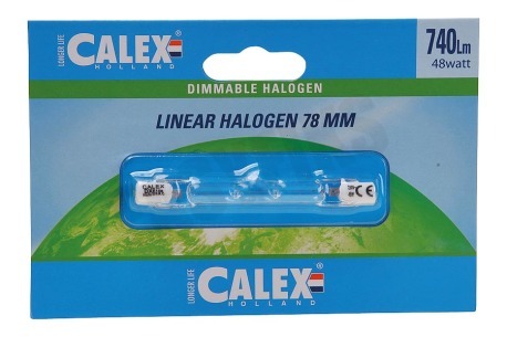 Calex  509104 Calex Spaar Halogeenlamp 230V 48W(63W) R7s 8x78mm