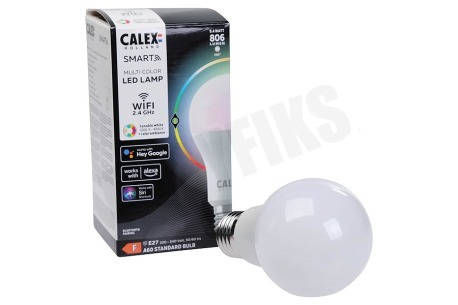 Calex  Smart LED Standaardlamp E27 SMD RGB Dimbaar