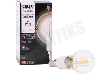 Calex  Smart LED Filament Clear Kogellamp E14 Dimbaar