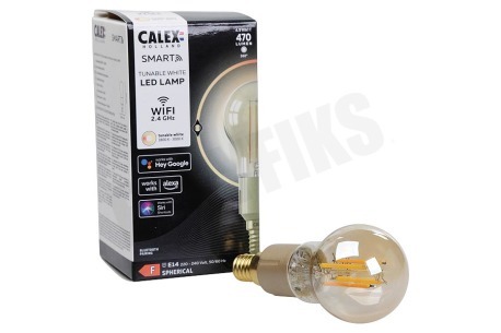 Calex  Smart LED Filament Rustic Gold Kogellamp E14 Dimbaar