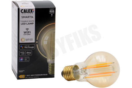 Calex  Smart LED Filament Gold Standaardlamp E27 Dimbaar