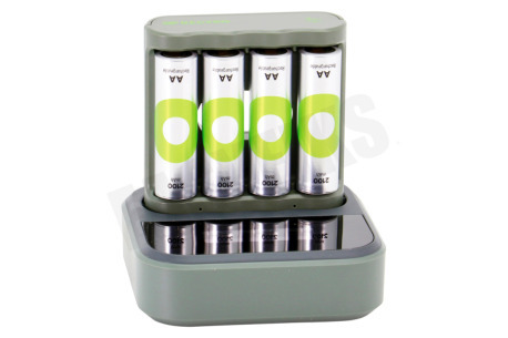 GP  B421 USB Batterijlader Dockingstation Recyko 4x AA 2100mAh