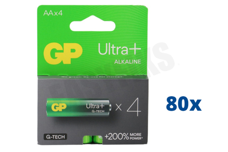 GP  LR06 AA batterij GP Alkaline Ultra Plus 1,5V 4 stuks