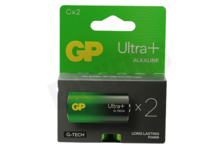 GP  LR14 C batterij GP Alkaline Ultra Plus 1,5V 2 stuks