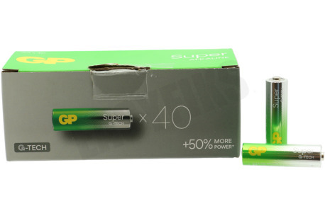 GP  LR06 AA batterij GP Super Alkaline Multipack 1,5V 40 stuks