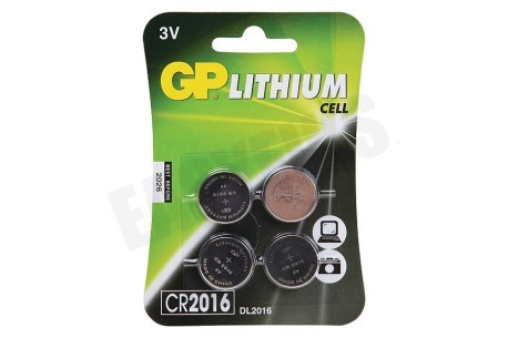 GP  CR2016 CR2016 GP Lithium knoopcel 3V