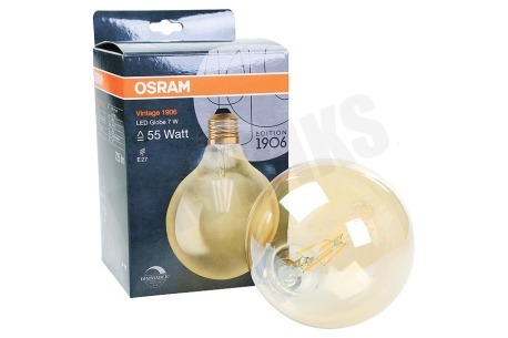 Osram  4058075808997 Osram Vintage 1906 LED Globe 6.5W E27 Dimbaar