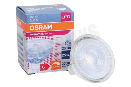 Osram  4058075796454 Parathom Reflectorlamp MR16 GU5.3 Dimbaar 3W