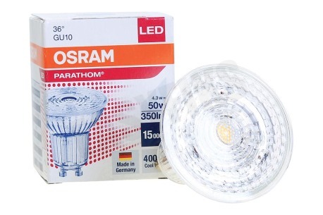 Osram  4058075608078 Parathom Reflectorlamp GU10 PAR16 4.3W