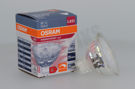Osram  4058075796515 Parathom Reflectorlamp MR16 GU5.3 Dimbaar 5W