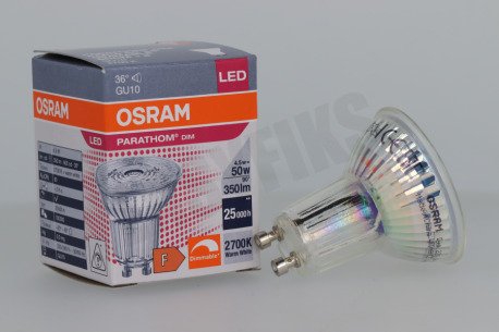 Osram  4058075797857 Parathom Reflectorlamp GU10 PAR16 4.5W Dimbaar