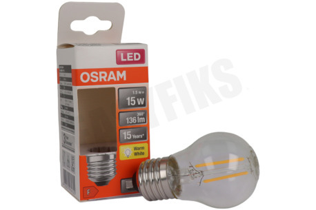 Osram  LED Retrofit Classic P15 E27 1,5W Helder
