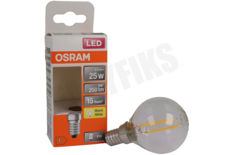 Osram  LED Retrofit Classic P25 E14 2,5W Helder