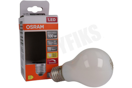 Osram  LED Retrofit Classic A100 Dimbaar E27 11,0W Mat