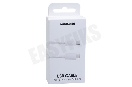 Samsung  EP-DN975BBEGWW USB-C naar USB-C Kabel 45W, 1 meter, Wit