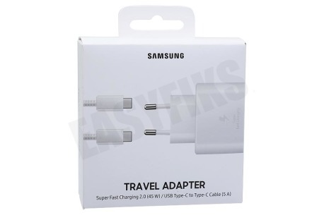 Samsung  EP-TA845XWEGWW Samsung Wall Charger 45W USB-C Wit
