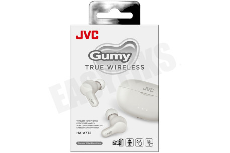 JVC  HA-A7T2-WE True Wireless Headphones, White