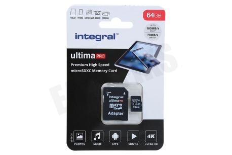Integral  UltimaPro High Speed Micro SDXC Class 10 64GB