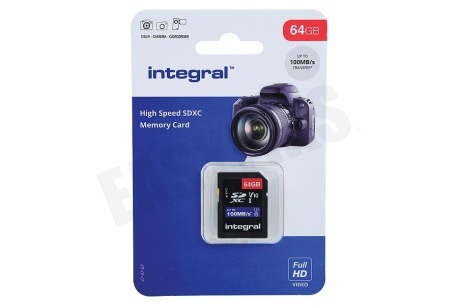 Integral  V10 High Speed SDHC Memory Card 64GB