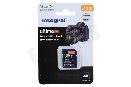 Integral  V30 UltimaPro X2 SDXC Memory Card 512GB
