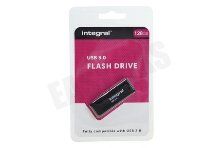 Integral  Memory stick 128GB USB Flash Drive Zwart