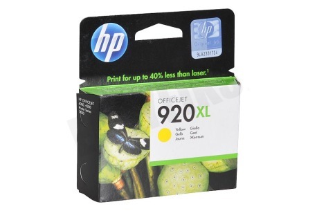 HP Hewlett-Packard HP printer HP 920 XL Yellow Inktcartridge No. 920 XL Yellow