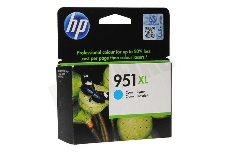 HP Hewlett-Packard  HP 951 XL Cyan Inktcartridge No. 951 XL Cyan